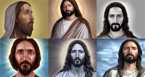 Photorealistic Jesus Christ Digital Art Stable Diffusion Openart