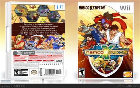 Namco X Capcom Wii Box Art Cover by blinkofeye