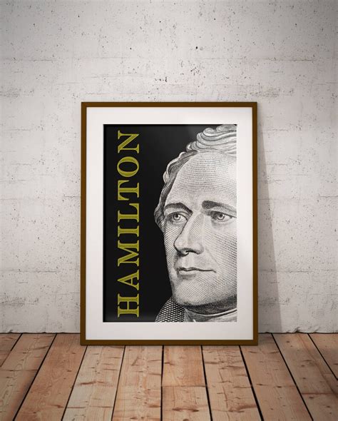 Alexander Hamilton Portrait Print DIGITAL DOWNLOAD | Etsy