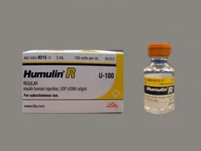 Humulin R Novolin R Insulin Regular Human Dosing Indications