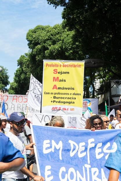 Premium Photo Protesters Protest Against Violence Racism And President Jair Bolsonaro