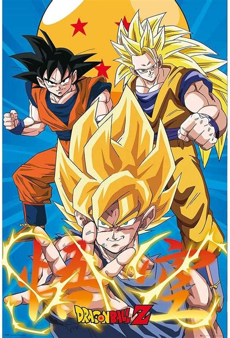 Creare Telaio Equip Amazon Poster Dragon Ball Rischio Secondo Surrey