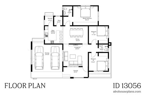 Floor Plan For A 3 Bedroom House | Viewfloor.co