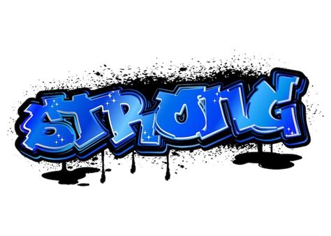 Graffiti Letras Tipograf A Arte Ilustraci N Vector Premium