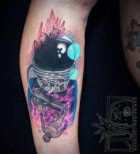 Colorful Surreal Tattoos By Chris Rigoni Page Of Tattoobloq