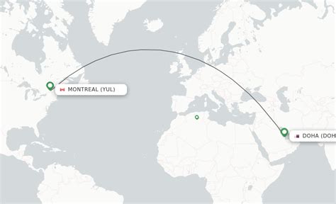 Direct Non Stop Flights From Montreal To Doha Schedules