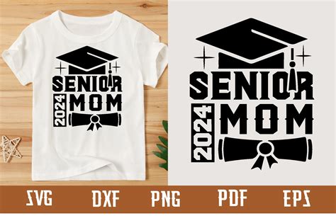 Senior 2024 Mom Svg Design Illustration Par Binasvgbundle Creative