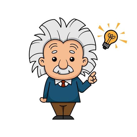 Einstein Cartoon Vector Art, Icons, and Graphics for Free Download