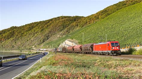 DBC 187 161 Met Een Gemengde Goederentrein Boppard 19 9 J