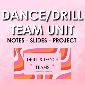 Dance & Drill Team Unit by Dancing with Ms B | TPT