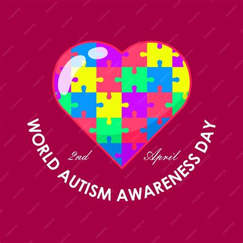 Premium Vector World Autism Awareness Day Puzzle Design