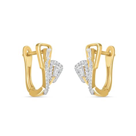 Ct Gold Cz Hoop Earring Purejewels Uk