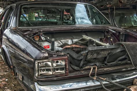 Old Metal on Scrapyard stock photo. Image of kaput, dilapidation ...