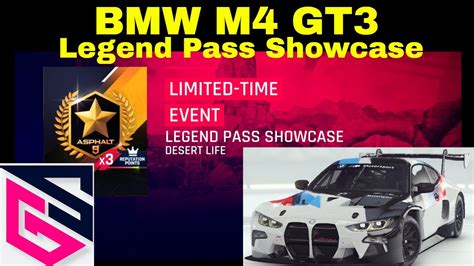 Asphalt 9 Legend Pass Showcase BMW M4 GT3 YouTube