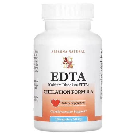 Edta 600 Mg Stroke Prevention Heavy Metal Chelator 100 Capsules Lazada Ph