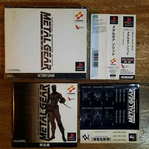 Metal Gear Solid Ntsc J For Playstation Ps Psx Japan Import