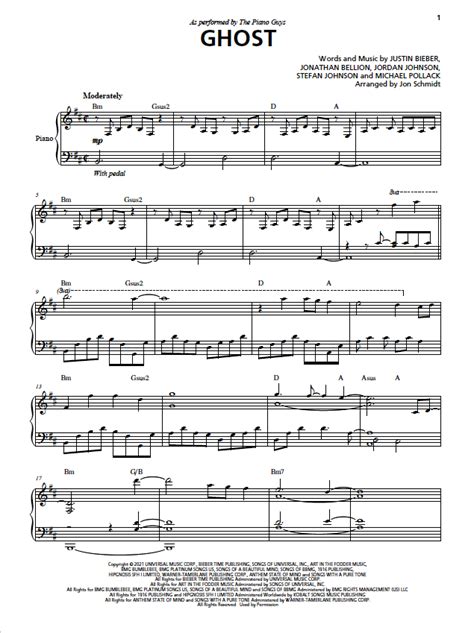 Ghost Piano Solo Sheet Music Digital Download Pdf The Piano Guys