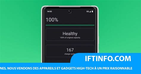 IFTINFO Android 14 pourrait apporter une fonctionnalité de santé de