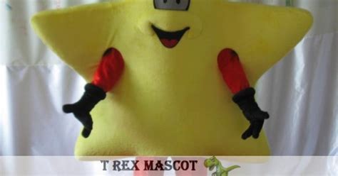 Yellow Star Costume Adult Star Mascot Costume