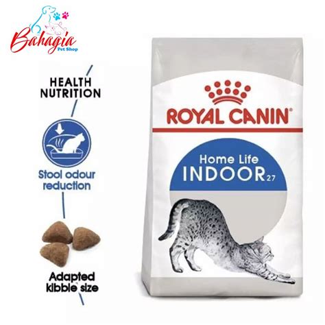 ROYAL CANIN INDOOR 2KG DRY CAT FOOD MAKANAN KERING KUCING Bahagia Petshop