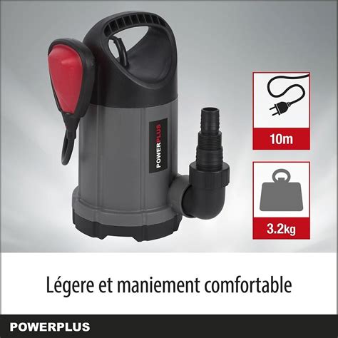 Powerplus Pompe Eau Lectrique Powew Pompe Eau Submersible