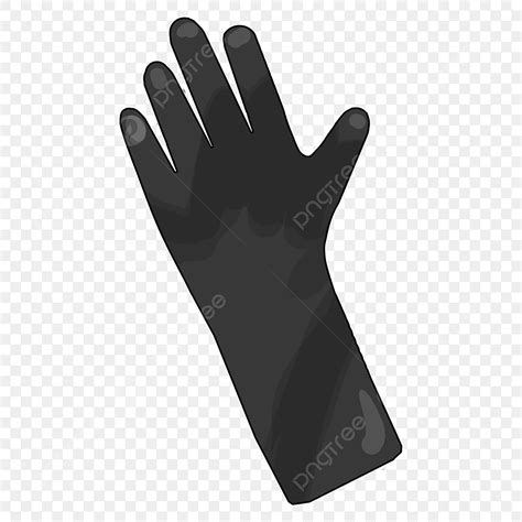 A Black Glove Illustration Black Gloves A Glove Gloves Decorative