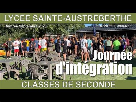 Journee D Integration Classes De Seconde Lycee Sainte Austreberthe