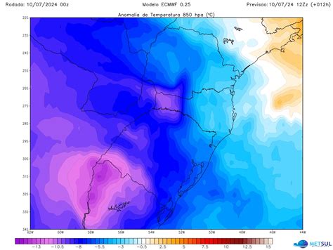 Onda De Frio Ciclone Na Costa Impulsiona Outro Refor O De Ar Polar