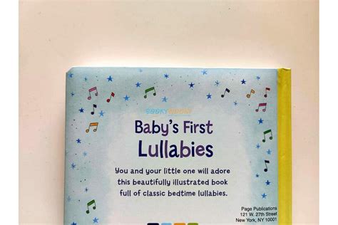 Baby’s First Lullabies BoardBook – – Booky Wooky