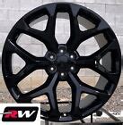 20 Inch Chevy Silverado 1500 OE Replica Snowflake Wheels Gloss Black