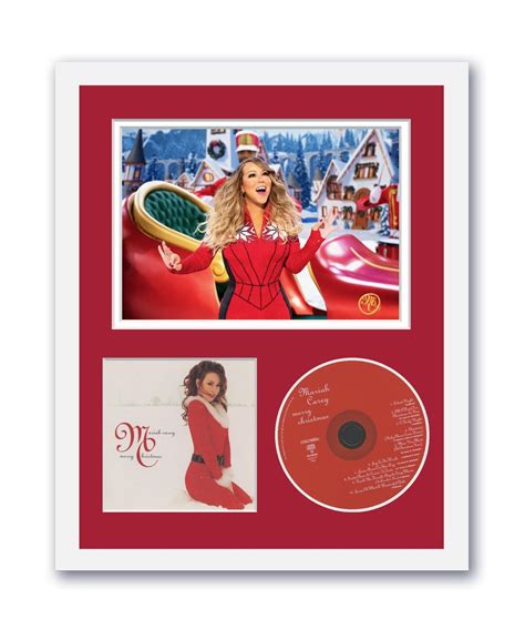 Mariah Carey Merry Christmas Custom Framed Cd Decor Photo Etsy