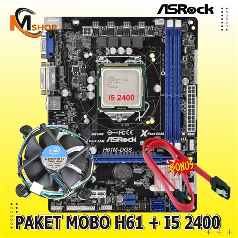 Jual Paket Mainboard Motherboard Intel H Lga Ddr Processor