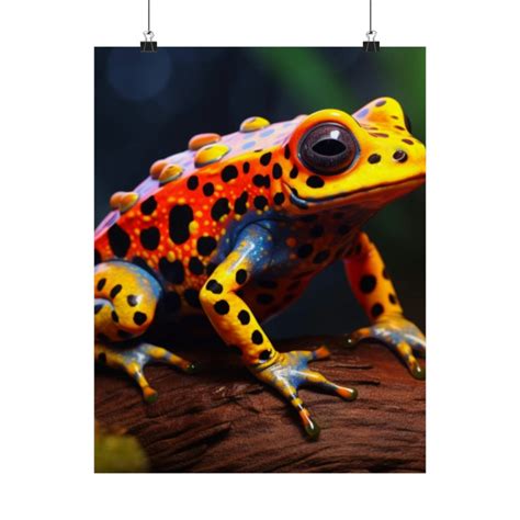 Harlequin Toad Photorealistic Art Digital Amphibian - Etsy