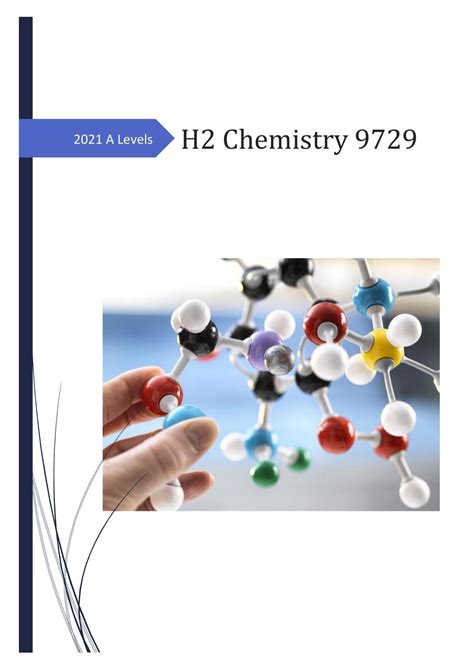 H2 Chemistry notes | Chemistry H2 - GCE A Level | Thinkswap