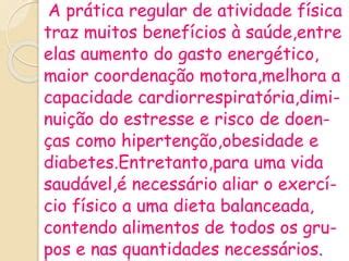 Educa O F Sica E Sa De E Nutri O Ppt