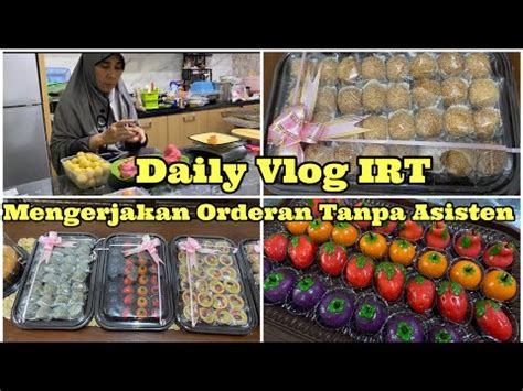 Mengerjakan Orderan Menu Hantaran Pernikahan Tanpa Asisten Lakukan