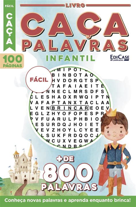 Livrinho De Caça Palavras Para Imprimir