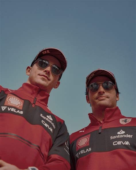 C² Charles leclerc and Carlos sainz aesthetic Escuderia Ferrari