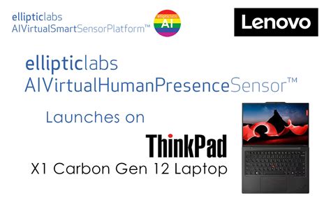 Elliptic Labs Shipping AI Virtual Human Presence Sensor On ThinkPad