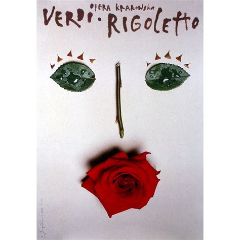 Rigoletto Verdi Polish Opera Poster