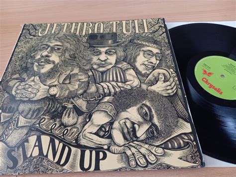 Jethro Tull Stand Up Chrys Zeleny Label Chrysalis Postavicky