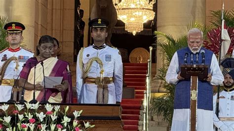 Narendra Modi Take Oath As Prime Minister Of India For 3rd Time