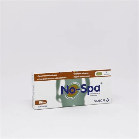 NOSPA FORTE CO 80MG B20 COMP Sopha Sahara