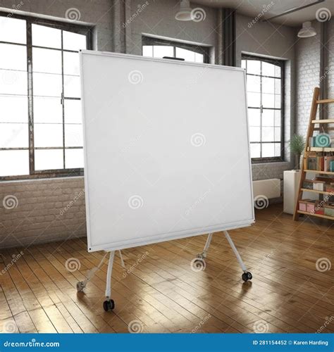 Two Whiteboards On Red Background Vector Illustration Cartoondealer