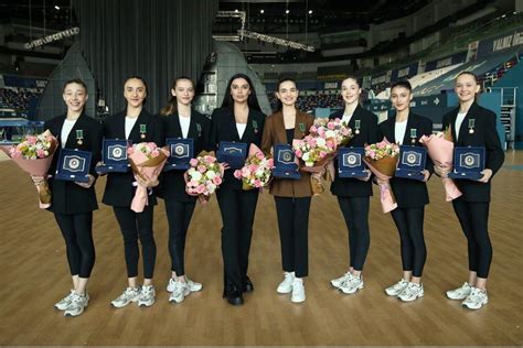 Azerbaijani Gymnasts Awarded With 15th Anniversary Of Defense Industry