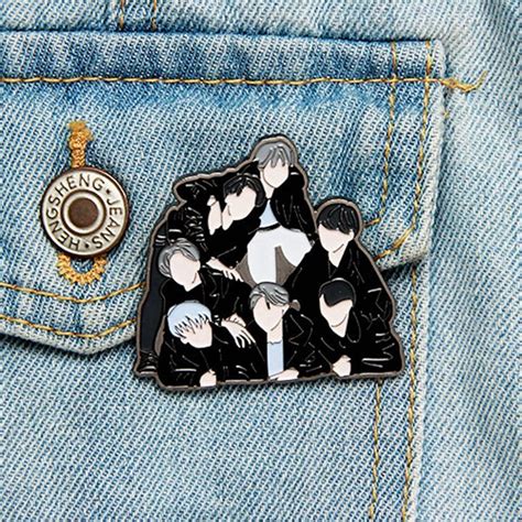 Bts Enamel Pin Bts Pin Bts Army Kpop Pin Kpop Enamel Pin Etsy