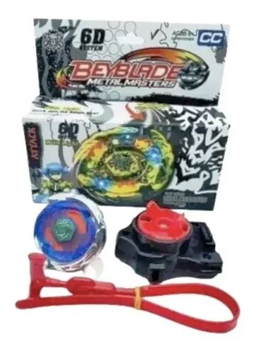 Beyblade Metal Masters D Con Luz Trompo Y Lanzador En Caja Mercadolibre