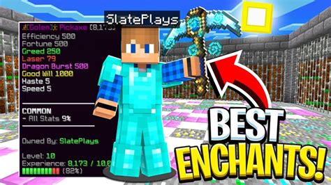 The Best Pickaxe Enchants For Op Prison Minecraft Prison Fadecloud