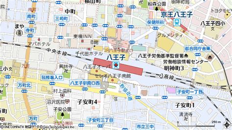 八王子駅 地図・周辺情報：マピオン