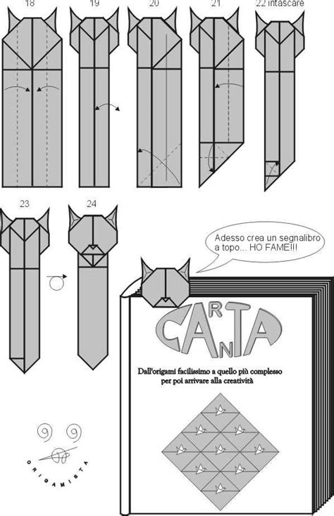 11+Free Origami Cat Bookmark Instructions - SelkietWins